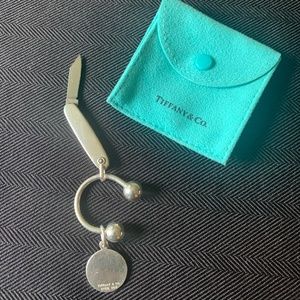 Vintage Tiffany Pocketknife Key Chain